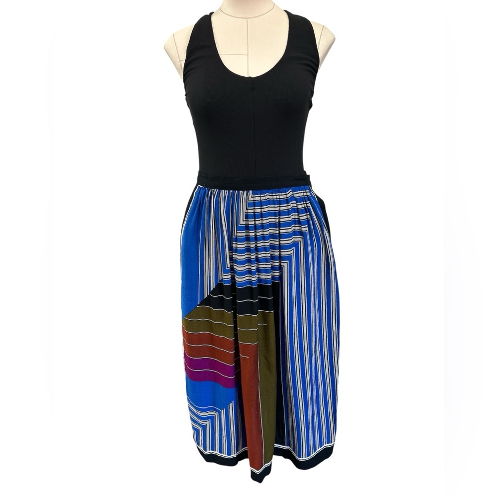 80s Jimmy Garcia multicolored geometric skirt